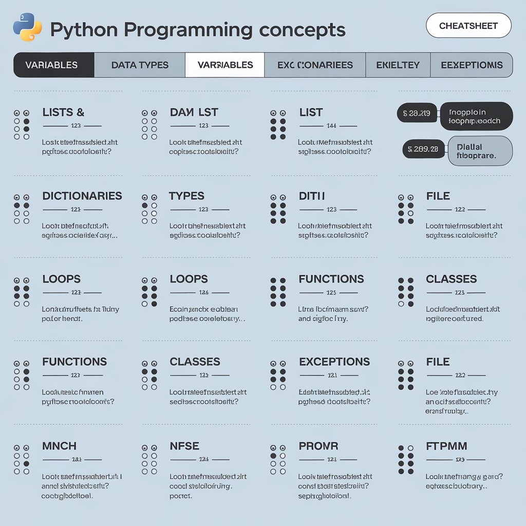 Comprehensive Python Cheatsheet